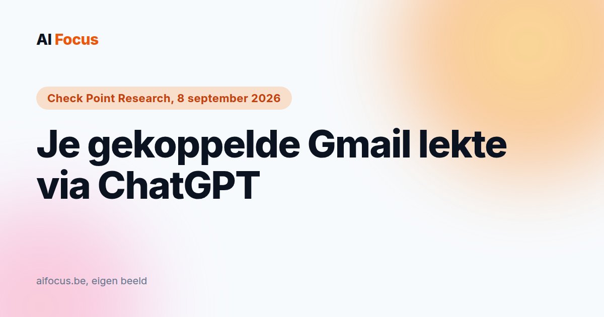 Lek in ChatGPT: aanvallers konden meelezen in je Gmail