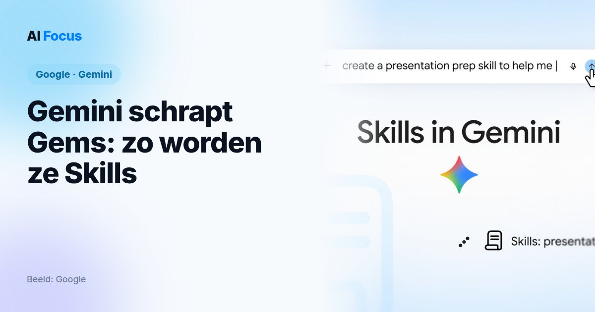 Gems in Gemini worden Skills: zo bereid je je voor