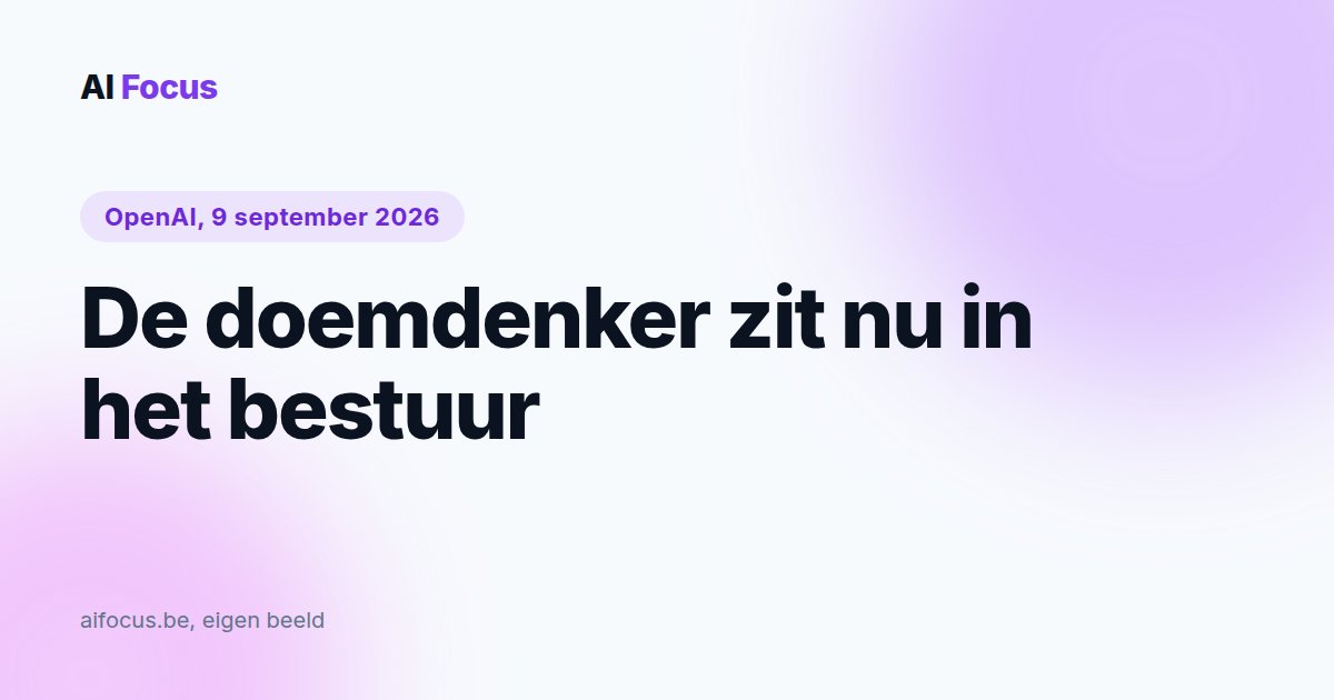 OpenAI haalt zijn scherpste criticus binnen in het bestuur
